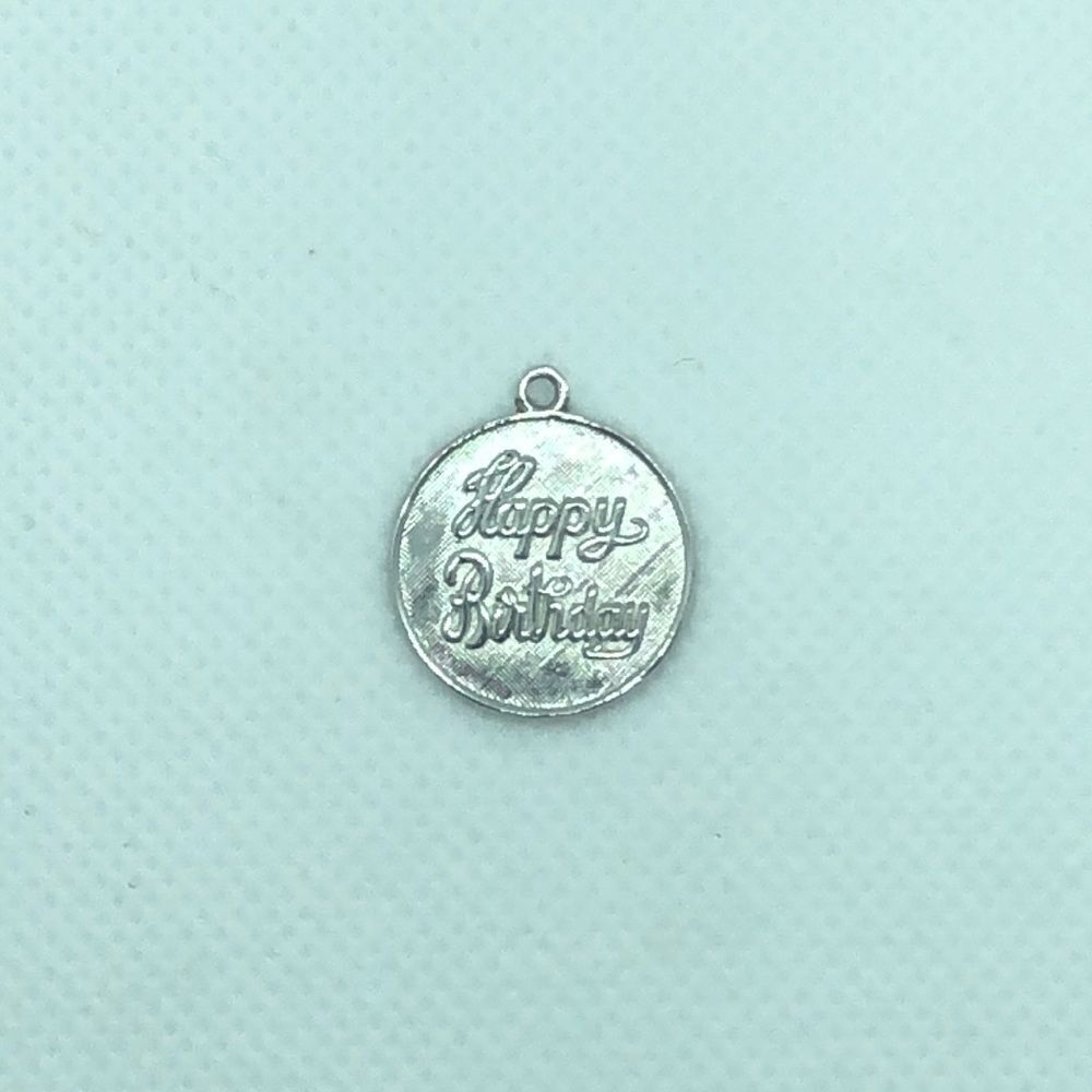 💛Sterling Silver Happy Birthday Charm